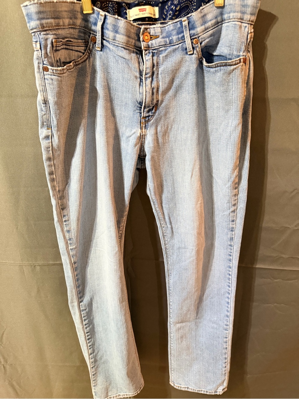 Levi's Light Blue Slim Straight Woman’s Jeans well loved with lots of life left